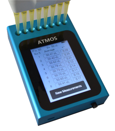 ATMOS Pipette verification tester 8 channel